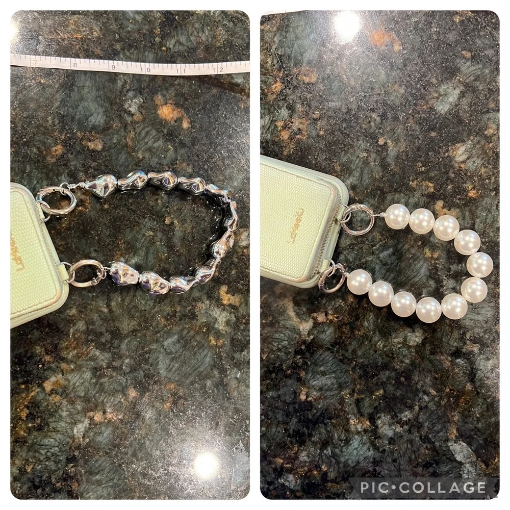 New, 2 interchangeable wristlets for phone case
